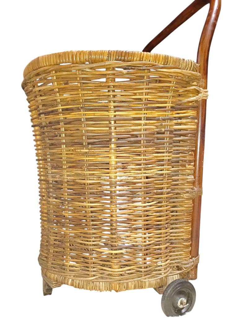 藤 ラタン ショッピングカート