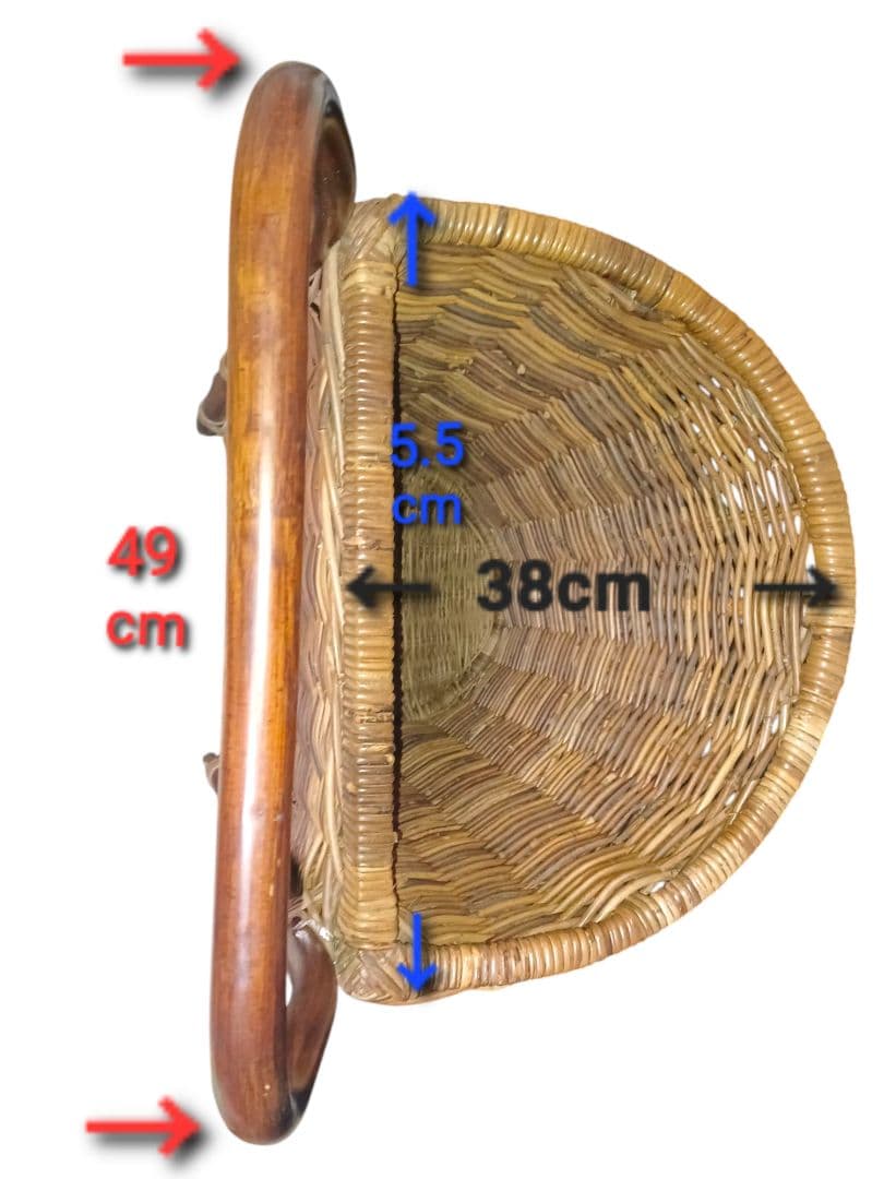 藤 ラタン ショッピングカート