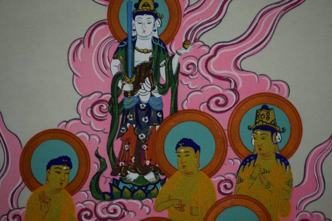 真作/伊予十三佛霊場/佛心/桐共箱付/布袋屋掛軸HF-988 - メルカリ