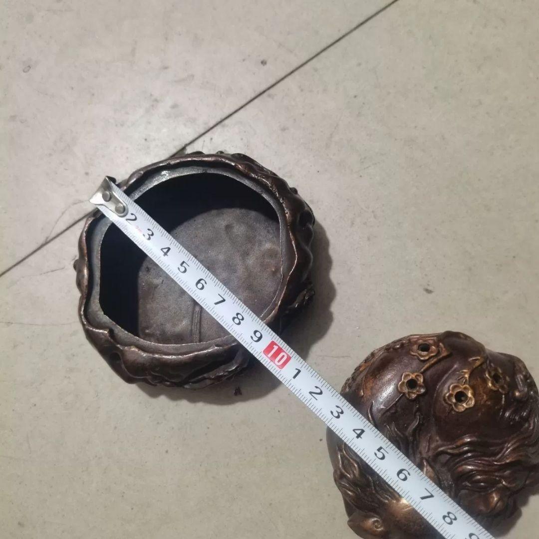 銅製 狐香炉 茶台薫香炉 香道具 工芸品 置物