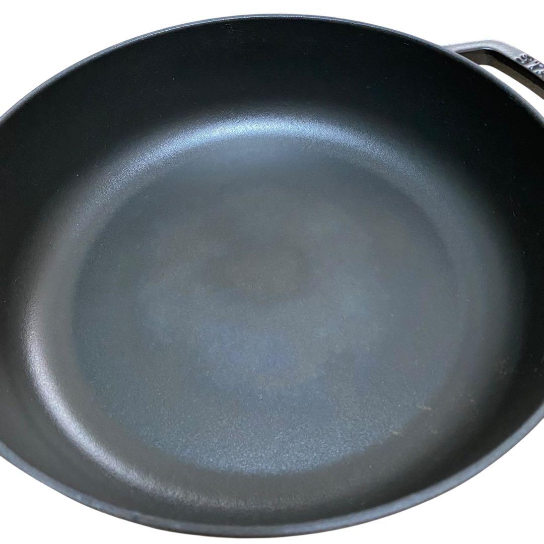【ほぼ新品】ストウブ staub ブレイザーソテーパン　28cm ブラック