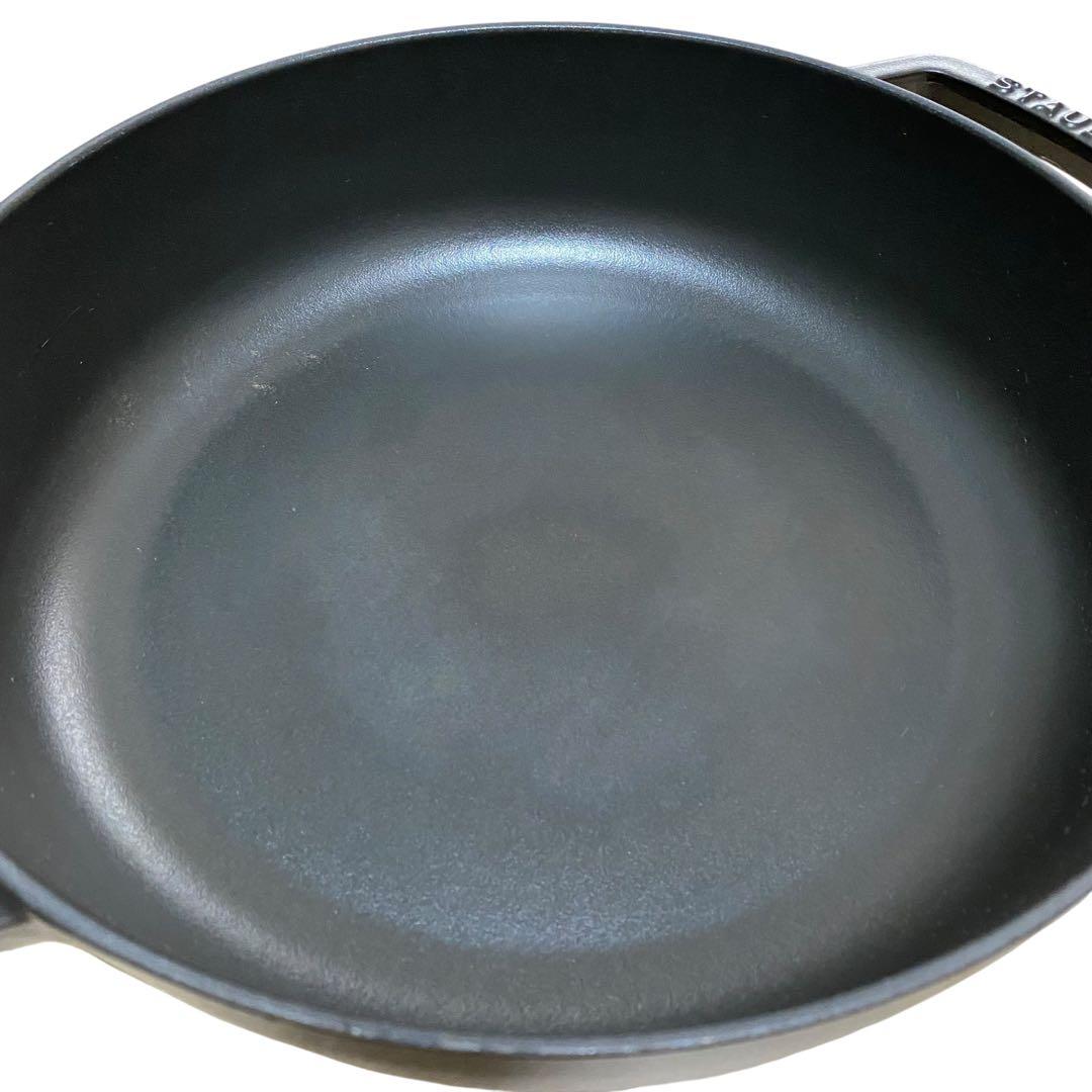 【ほぼ新品】ストウブ staub ブレイザーソテーパン　28cm ブラック