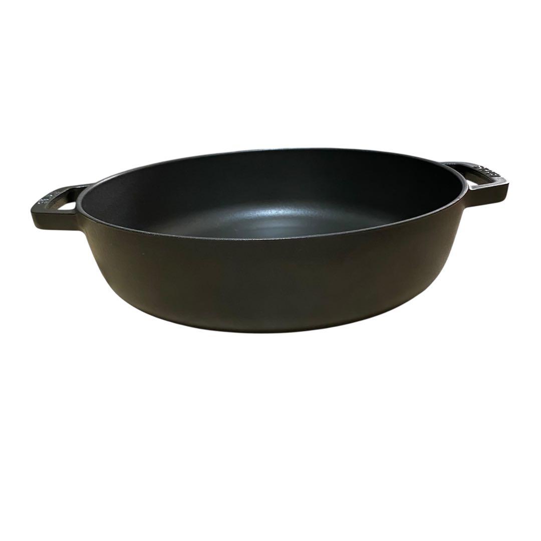 【ほぼ新品】ストウブ staub ブレイザーソテーパン　28cm ブラック
