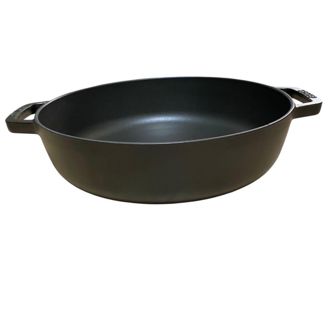 【ほぼ新品】ストウブ staub ブレイザーソテーパン　28cm ブラック