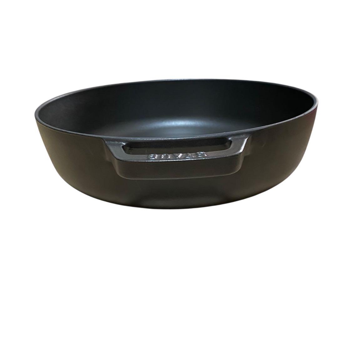 【ほぼ新品】ストウブ staub ブレイザーソテーパン　28cm ブラック