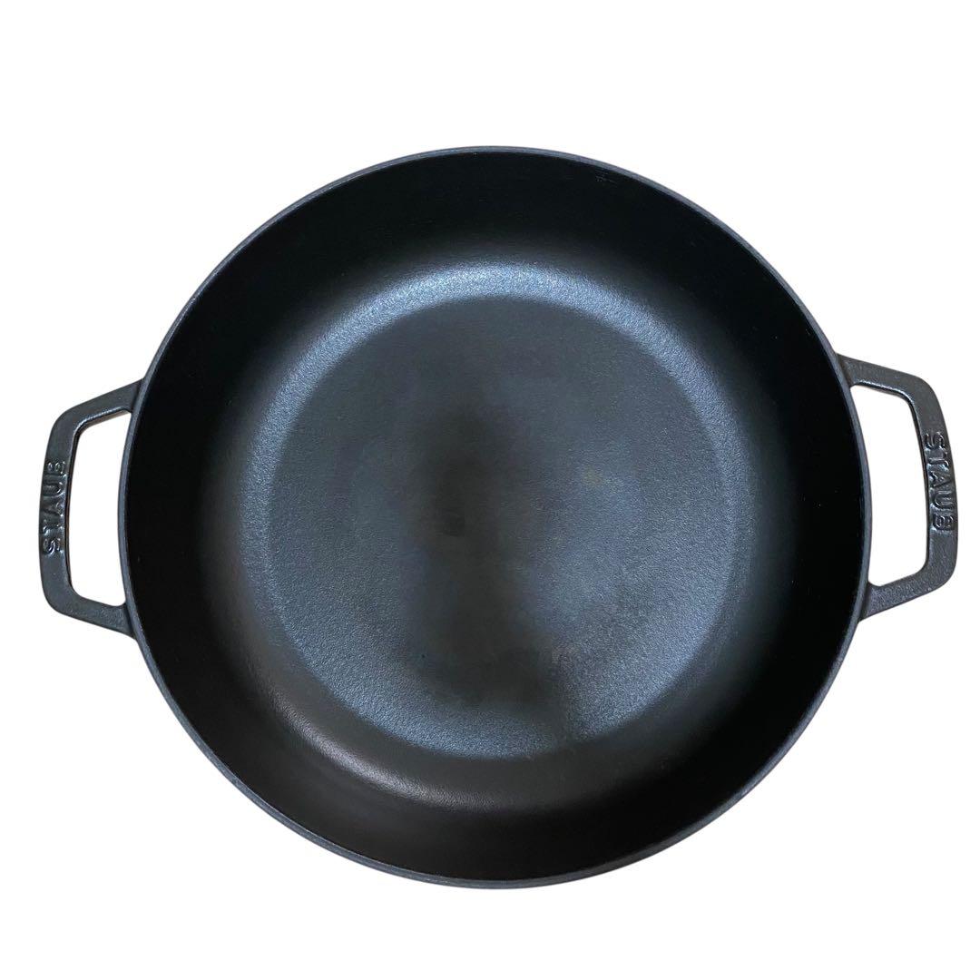 【ほぼ新品】ストウブ staub ブレイザーソテーパン　28cm ブラック