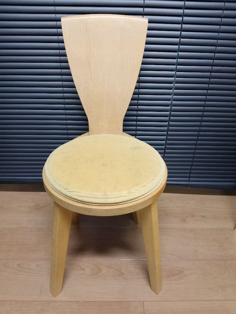 要コメント】Tishler ティシュラー 無垢材 たまごチェア 4脚セット