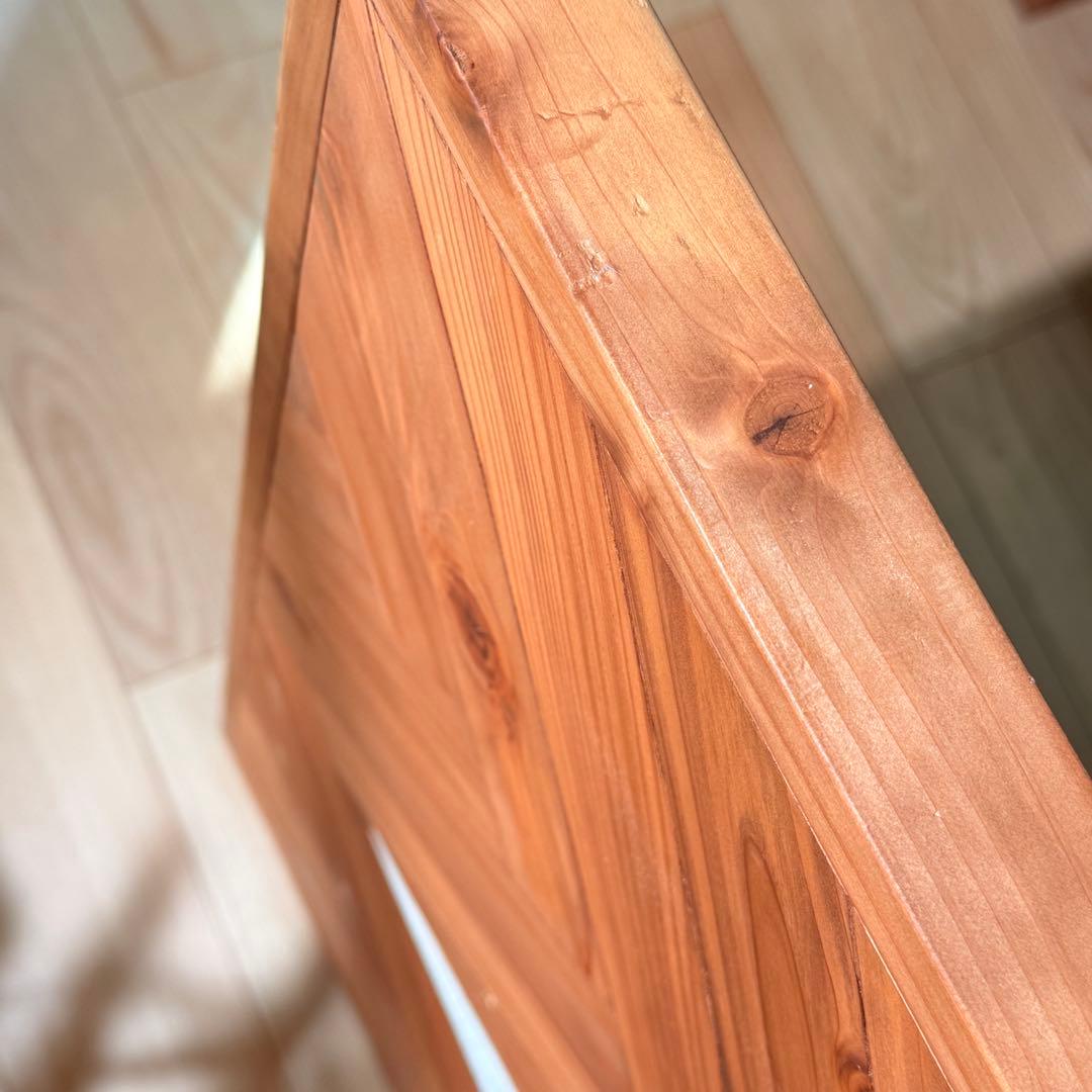 【キズ有.半額】木製ヘリンボーンローテーブル