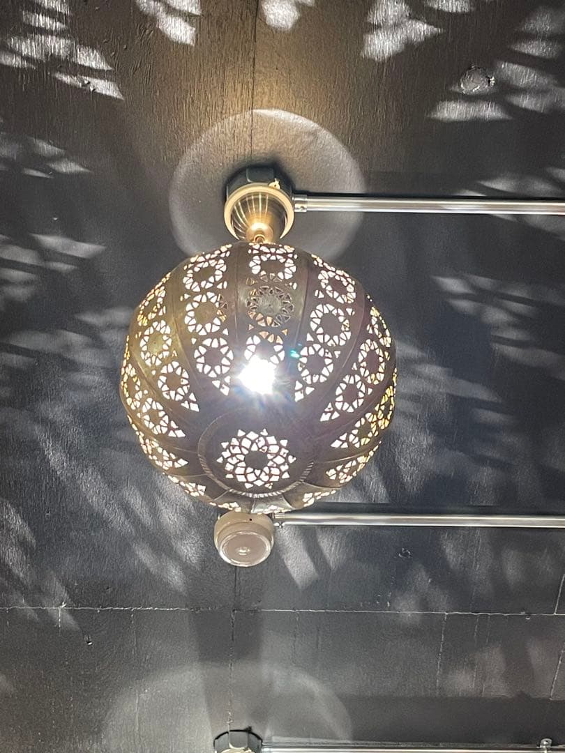 真鍮　モロッコライト　アンティークゴールド