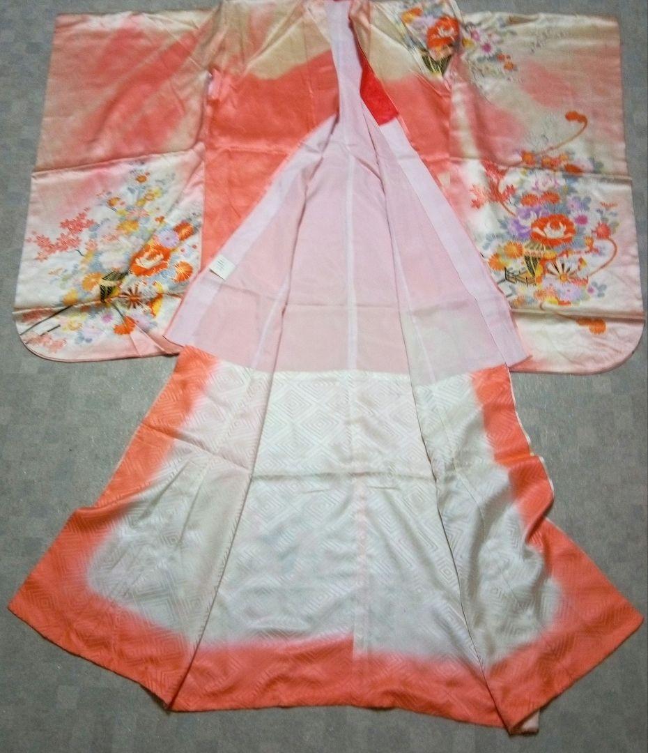 正絹【七五三7歳用】振袖、作り帯セット