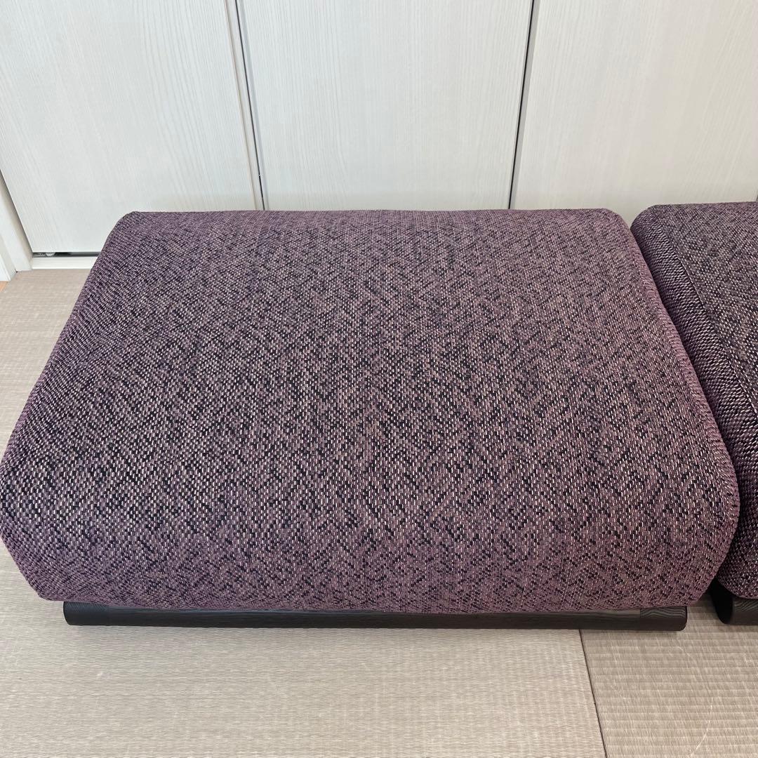 家具ナガノインテリア 1人2人掛けソファ座椅子 2way イスNAGANO 美品