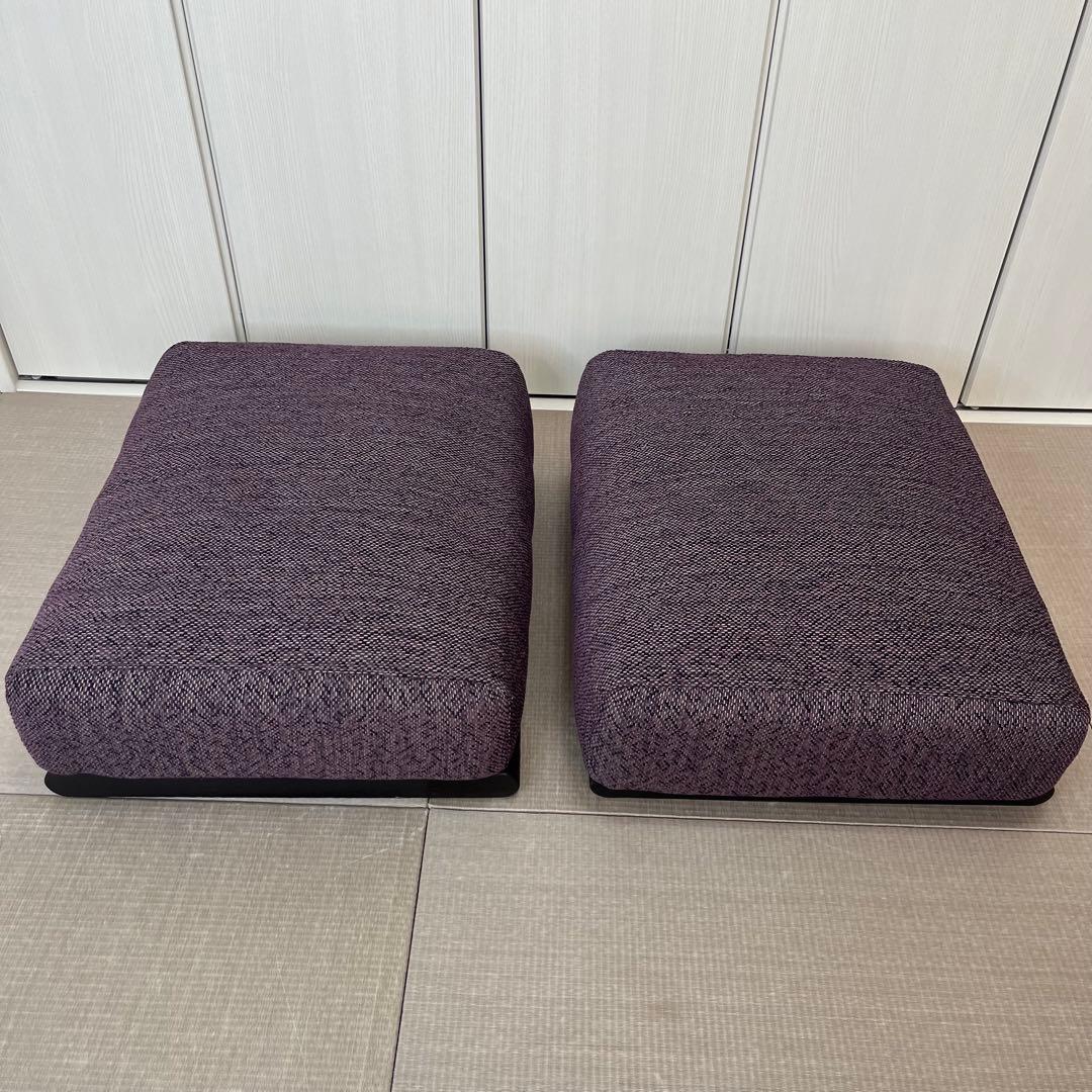 家具ナガノインテリア 1人2人掛けソファ座椅子 2way イスNAGANO 美品