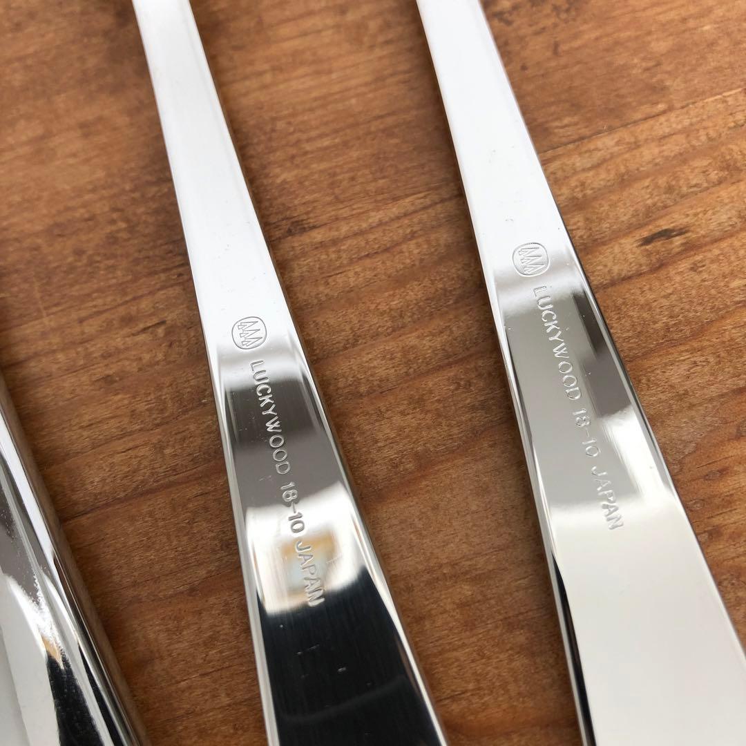 未使用　ラッキーウッド　マリエッタ　カトラリー40本セット　リボン　ハート