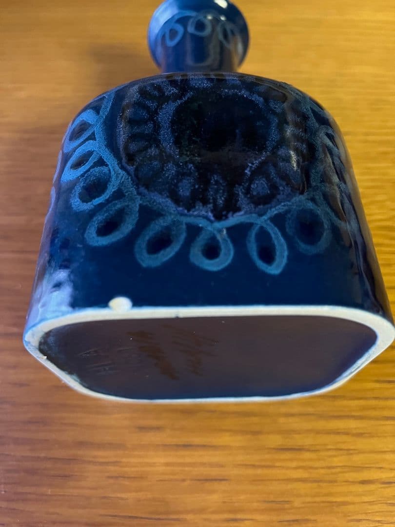 ARABIA　HLA　花瓶 (ブルー・15.5cm)