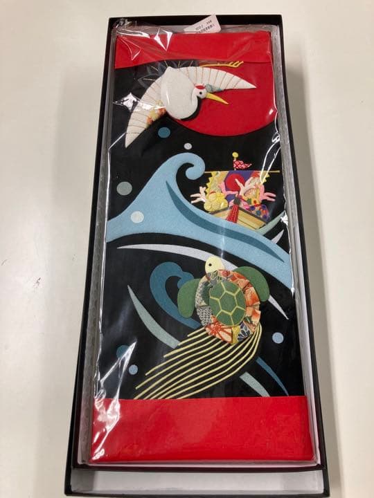 お正月飾り　縁起物　鶴亀　壁飾り