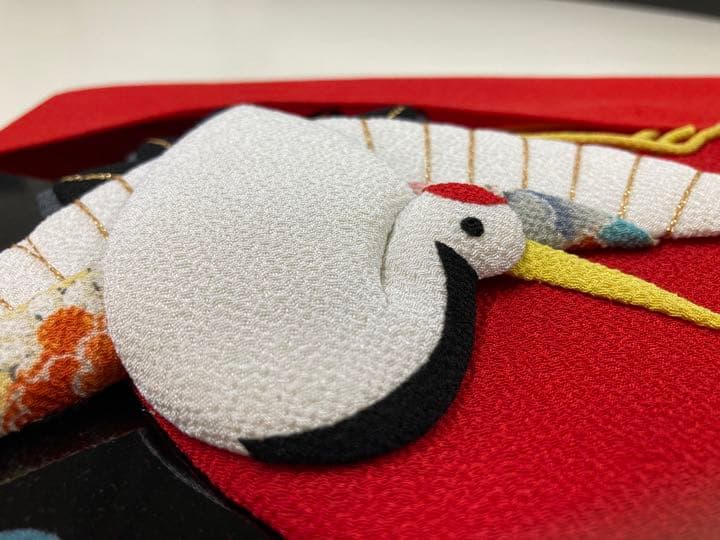 お正月飾り　縁起物　鶴亀　壁飾り