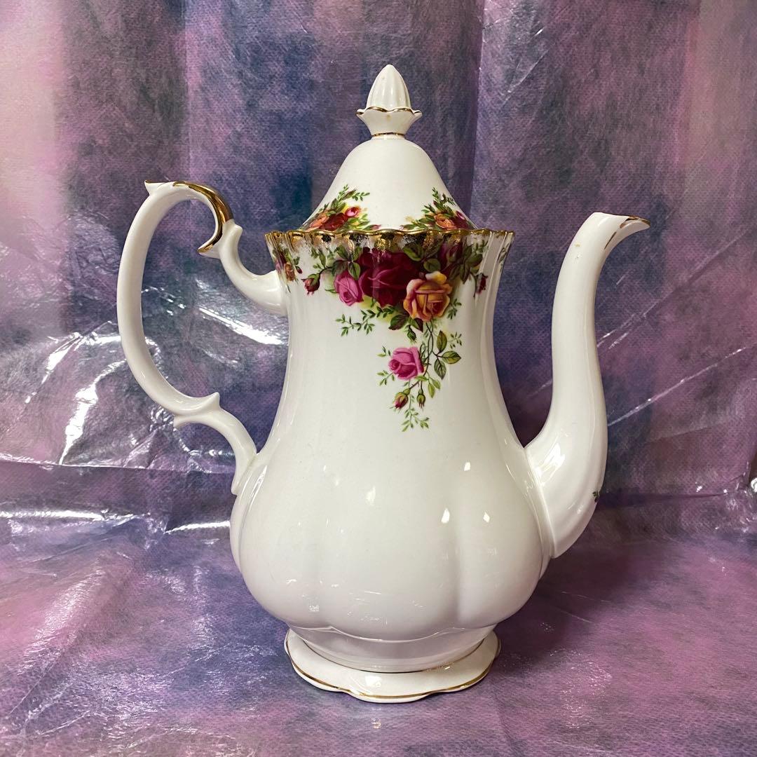 【廃盤品レア】  オールドカントリーローズ　コーヒーポット