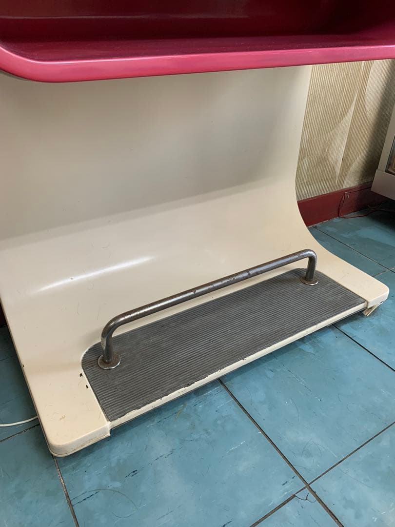 【良品】ピエールカルダン　ミラー　レッド　美容室