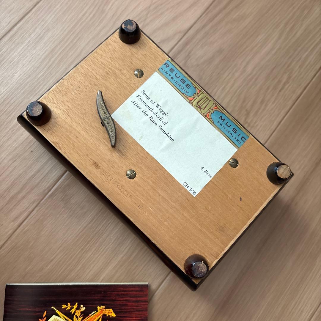 reuge オルゴール song of weggis