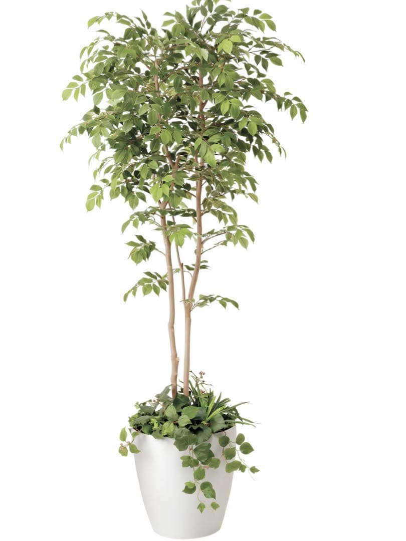 光触媒　人工観葉植物　ウォールグリーン　マウンテンアッシュ1.8 植栽付