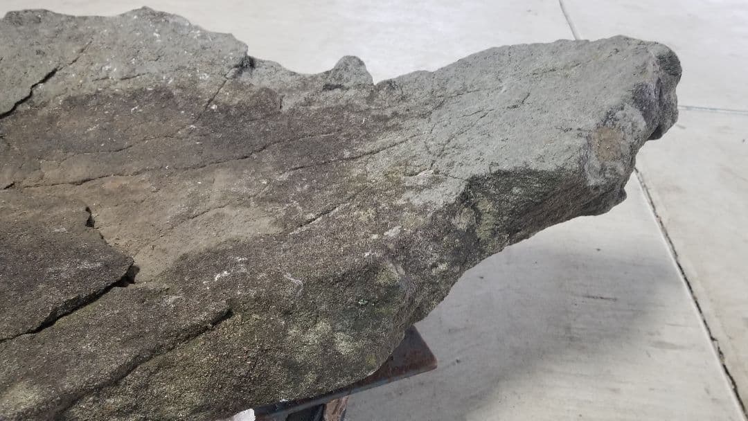 極希少品★高級つくばい 手水鉢 睡蓮鉢 大型水鉢 オリジナル　リーフ型　引取三重