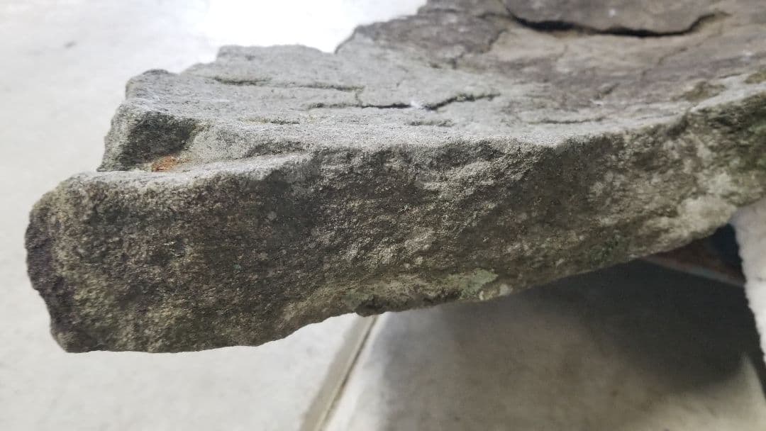 極希少品★高級つくばい 手水鉢 睡蓮鉢 大型水鉢 オリジナル　リーフ型　引取三重