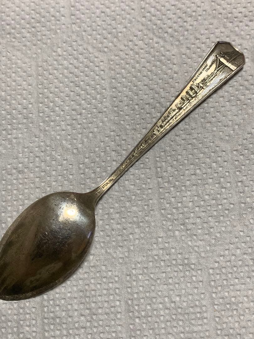 ニューヨークのランドマーク スーベニアスプーン 純銀925 スターリング