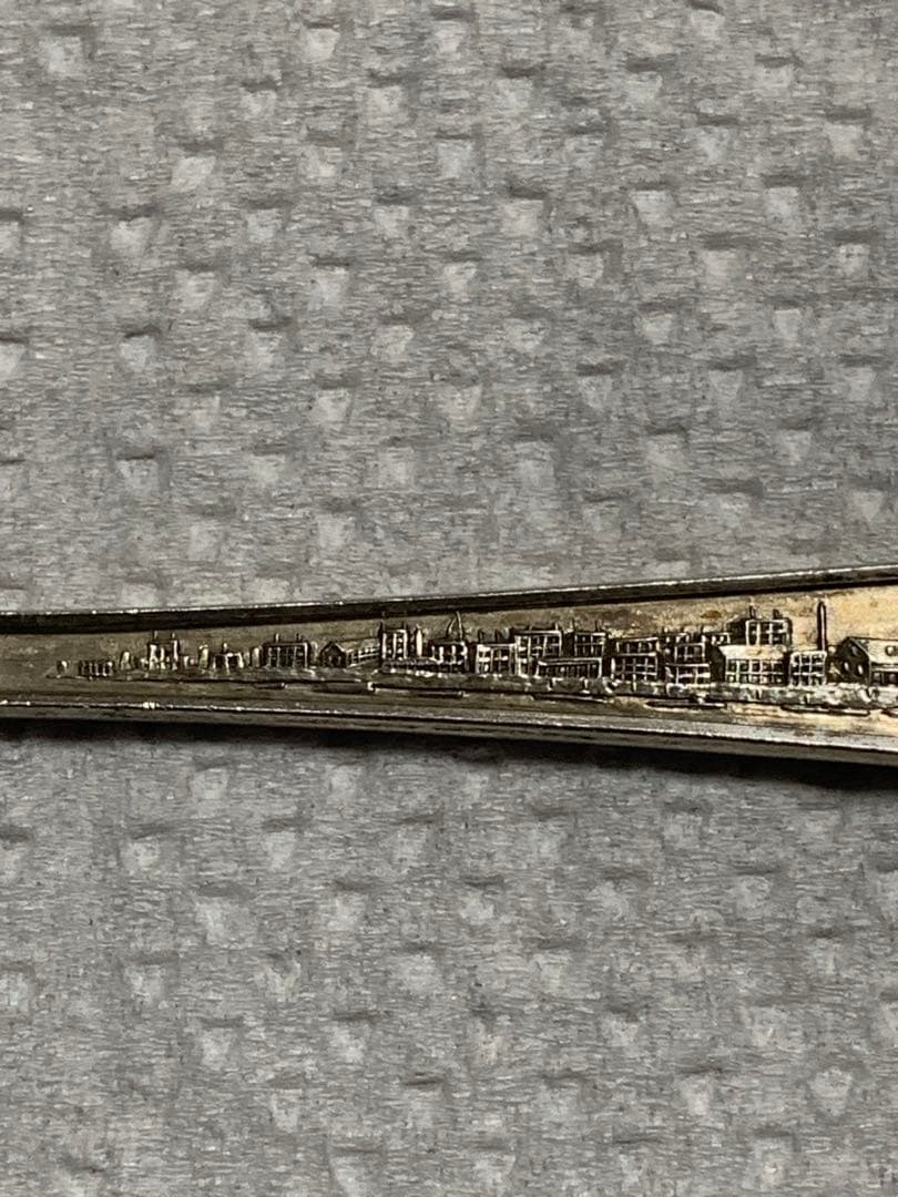 ニューヨークのランドマーク スーベニアスプーン 純銀925 スターリング