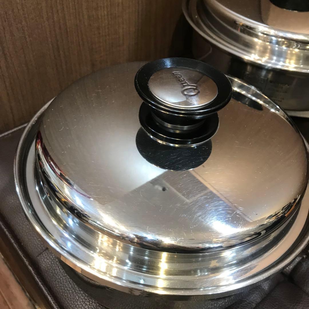 Amway 蓋付き　片手鍋　２個SET