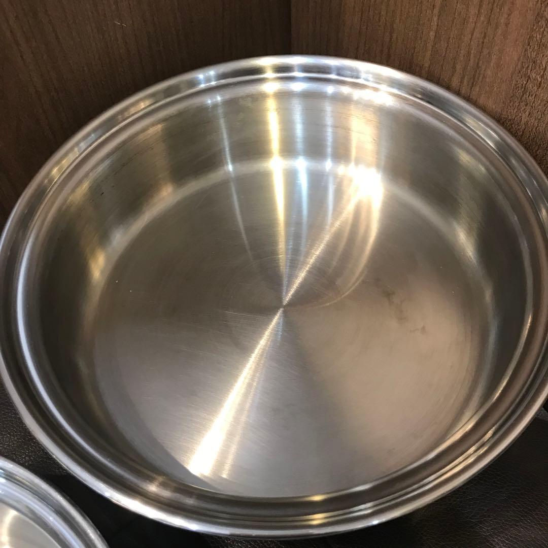 Amway 蓋付き　片手鍋　２個SET