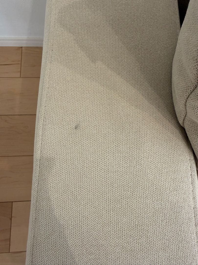 ぶどうとりんご　美品！ song dream ベージュ　3人掛けソファ