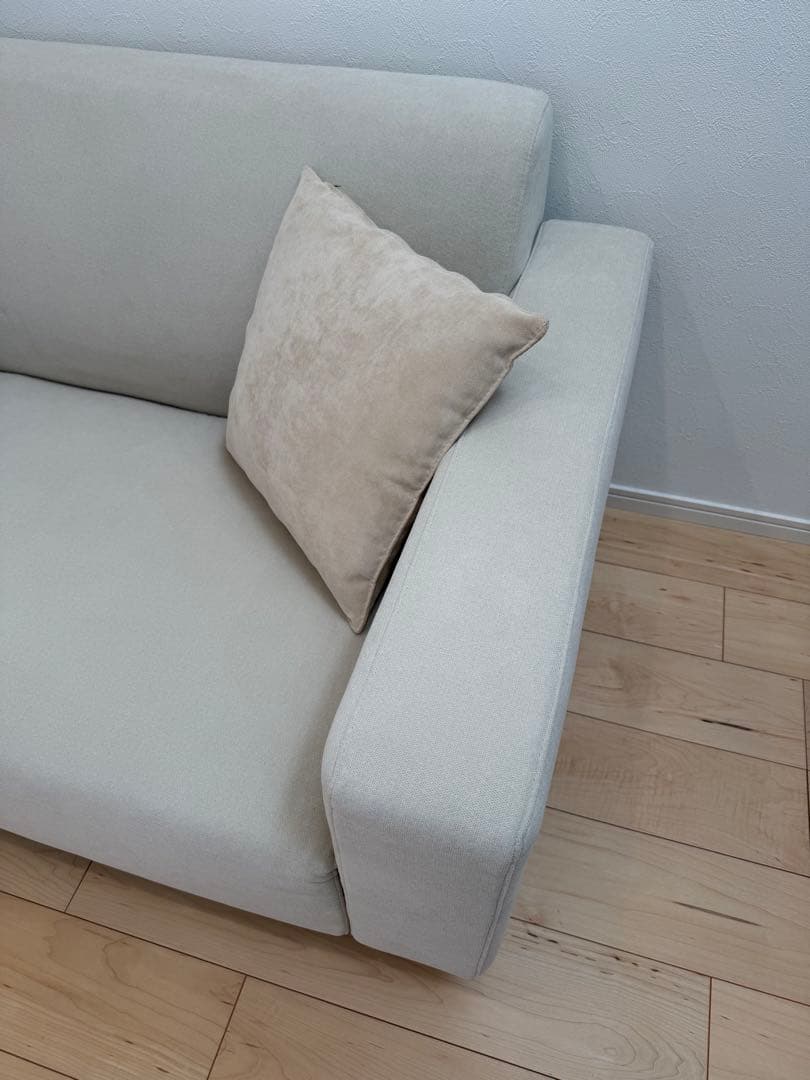 ぶどうとりんご　美品！ song dream ベージュ　3人掛けソファ