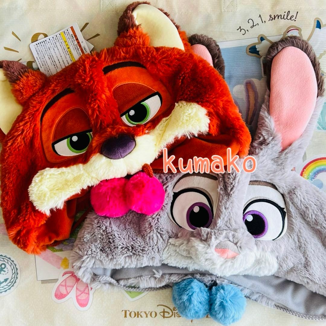 新品】ファンキャップ 2個＊ズートピア＊ニック＊ジュディ＊ディズニー