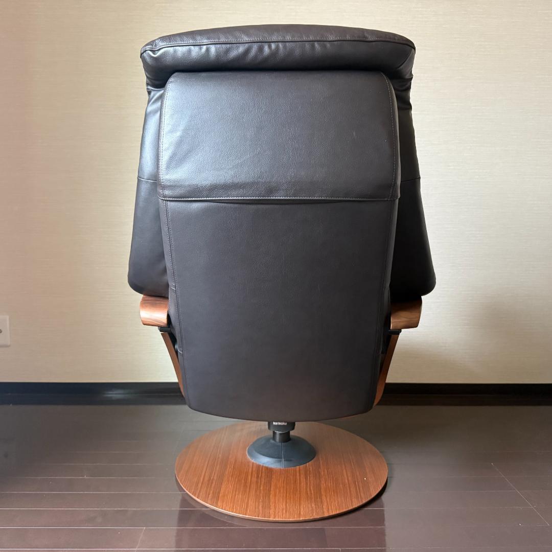 karimokuTHE FIRST カリモク家具 S 本革 リクライニング