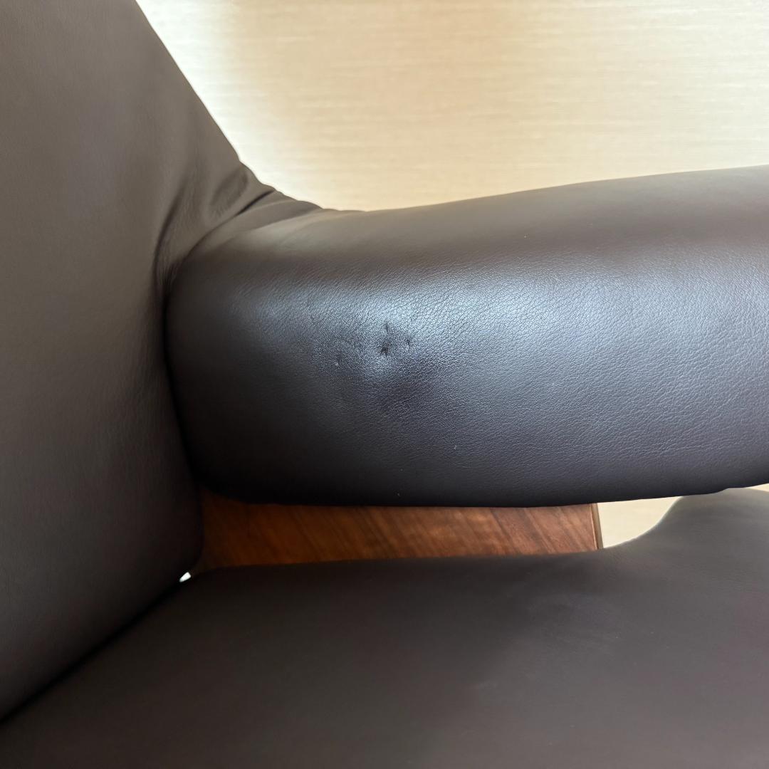 karimokuTHE FIRST カリモク家具 S 本革 リクライニング