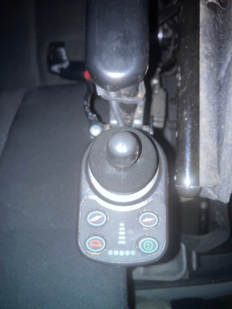 黒の折り畳み電動車椅子 取説付き 動作確認済みＧ-wheel EW-1