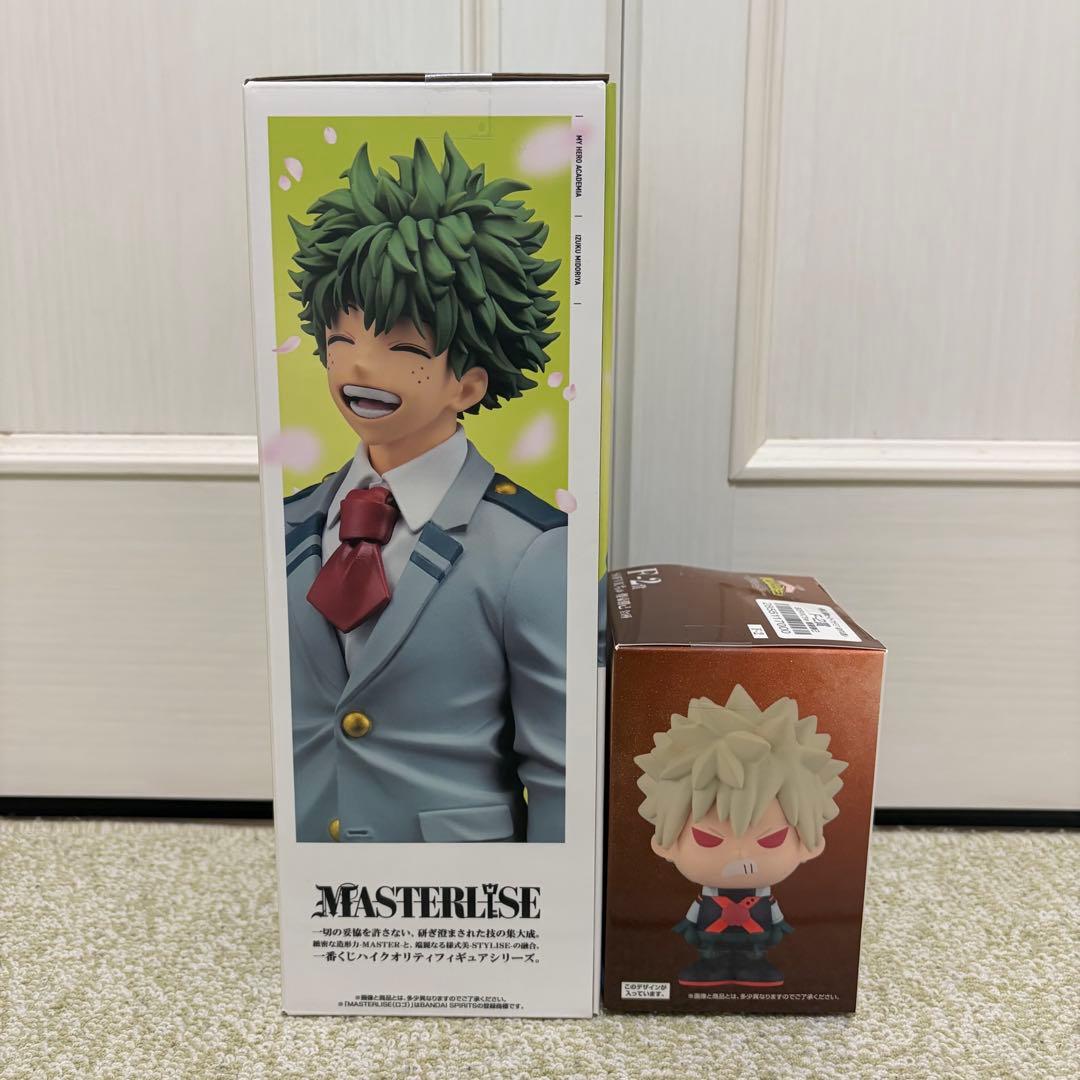 一番くじ 紡がれる思い A賞 緑谷出久 F-2賞 爆豪勝己