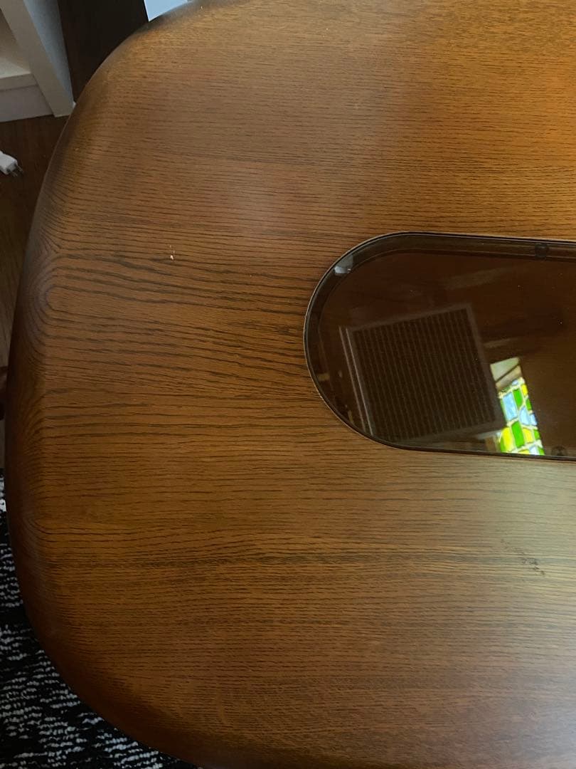 希少♦️カリモク限定ブランド♦️チターノ♦️２段 ガラス飾り テーブル♦️送料込