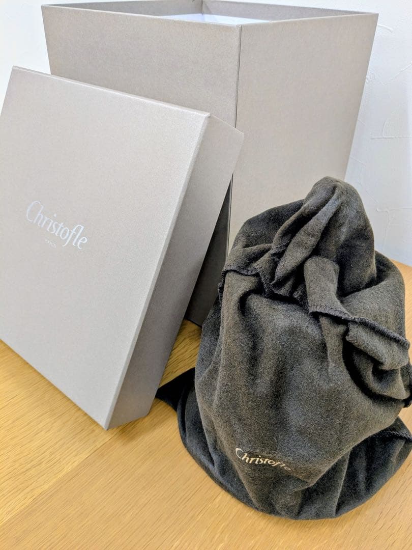 新品　未使用品　クリストフル　ケーキスタンド3段　シルバープレート