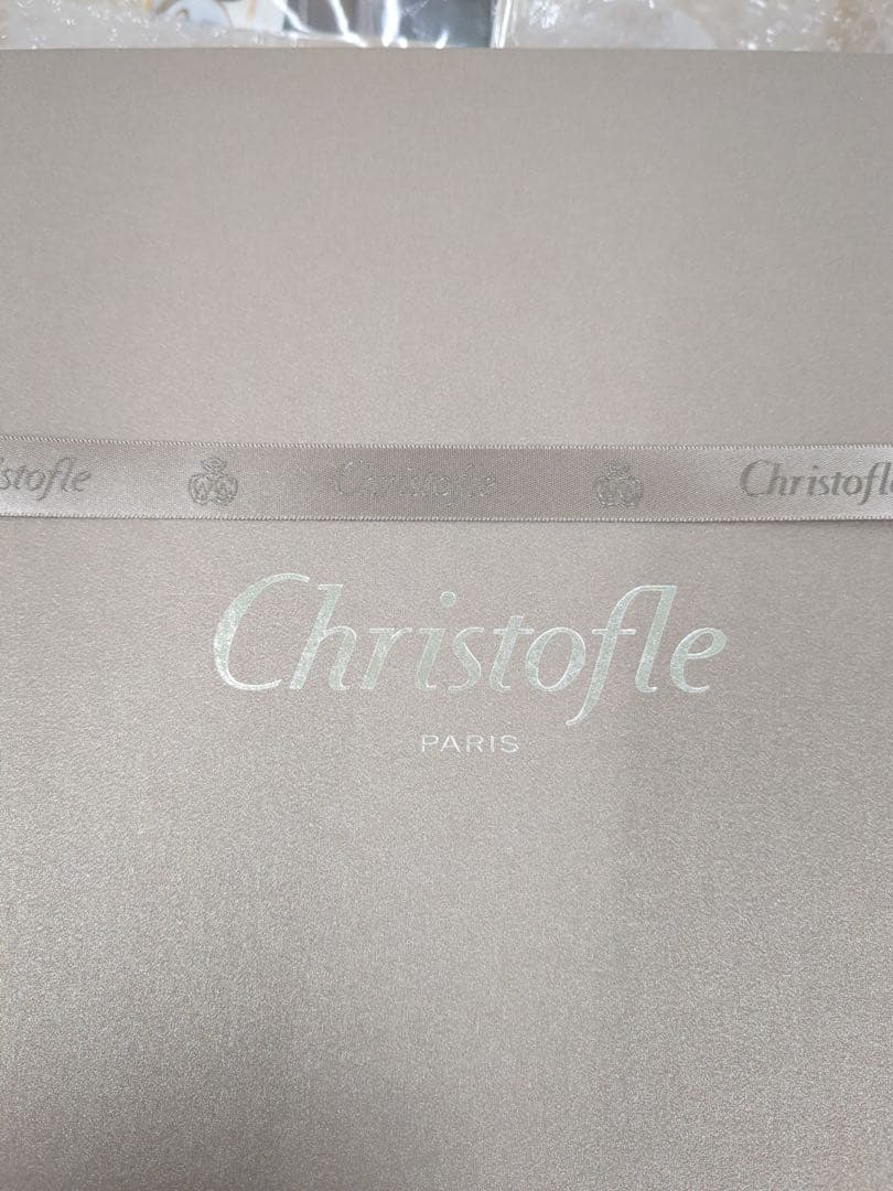 新品　未使用品　クリストフル　ケーキスタンド3段　シルバープレート