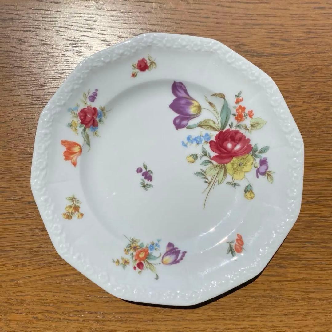 更に値下【4点セット】ローゼンタール　マリアサマーブーケ　プレート＆ボウル