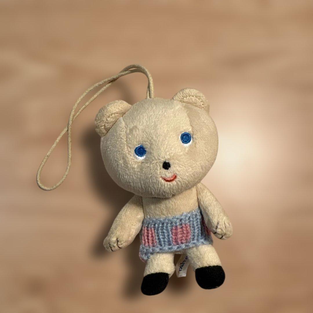 まくまくん クマのぬいぐるみストラップ 宇多田ヒカル ぼくはくま