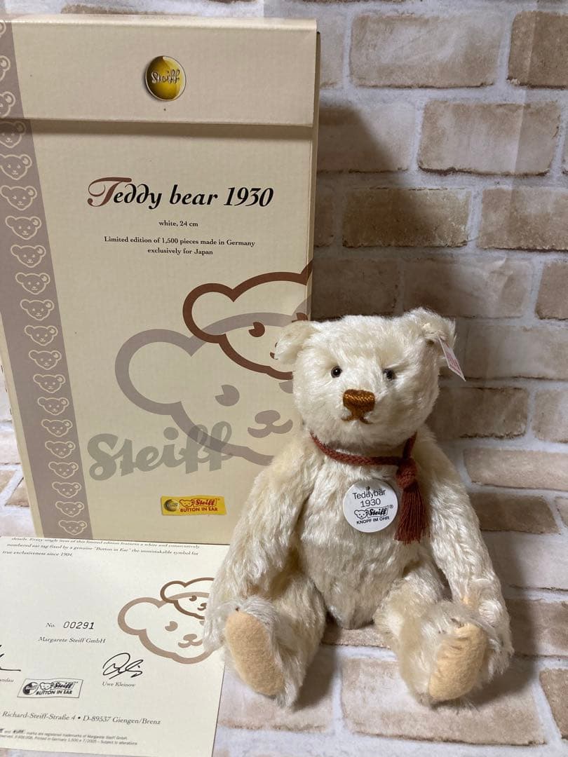シュタイフ テディベア 1930 日本限定 白タグ Steiff - メルカリ