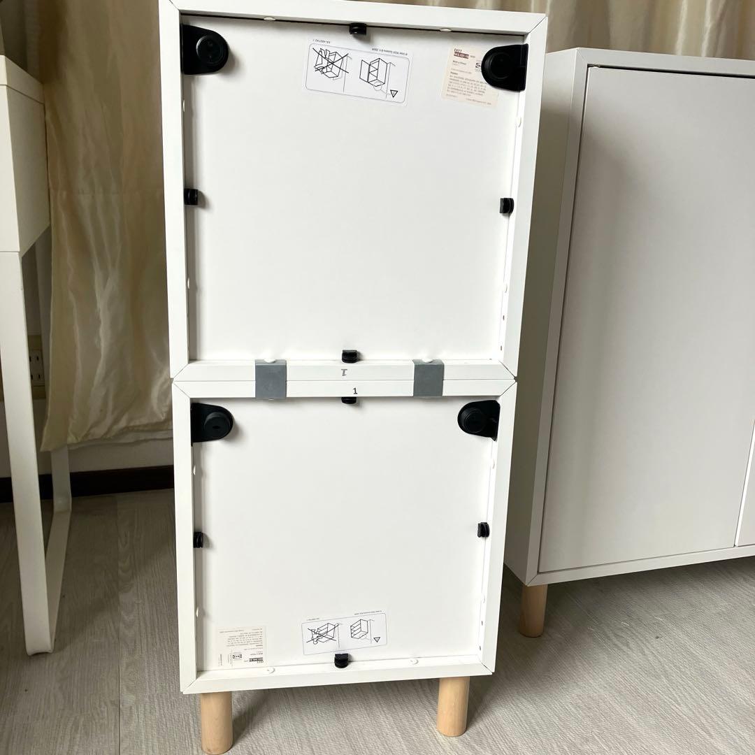 【完成品】IKEA EKET エーケト キャビネット　ホワイト