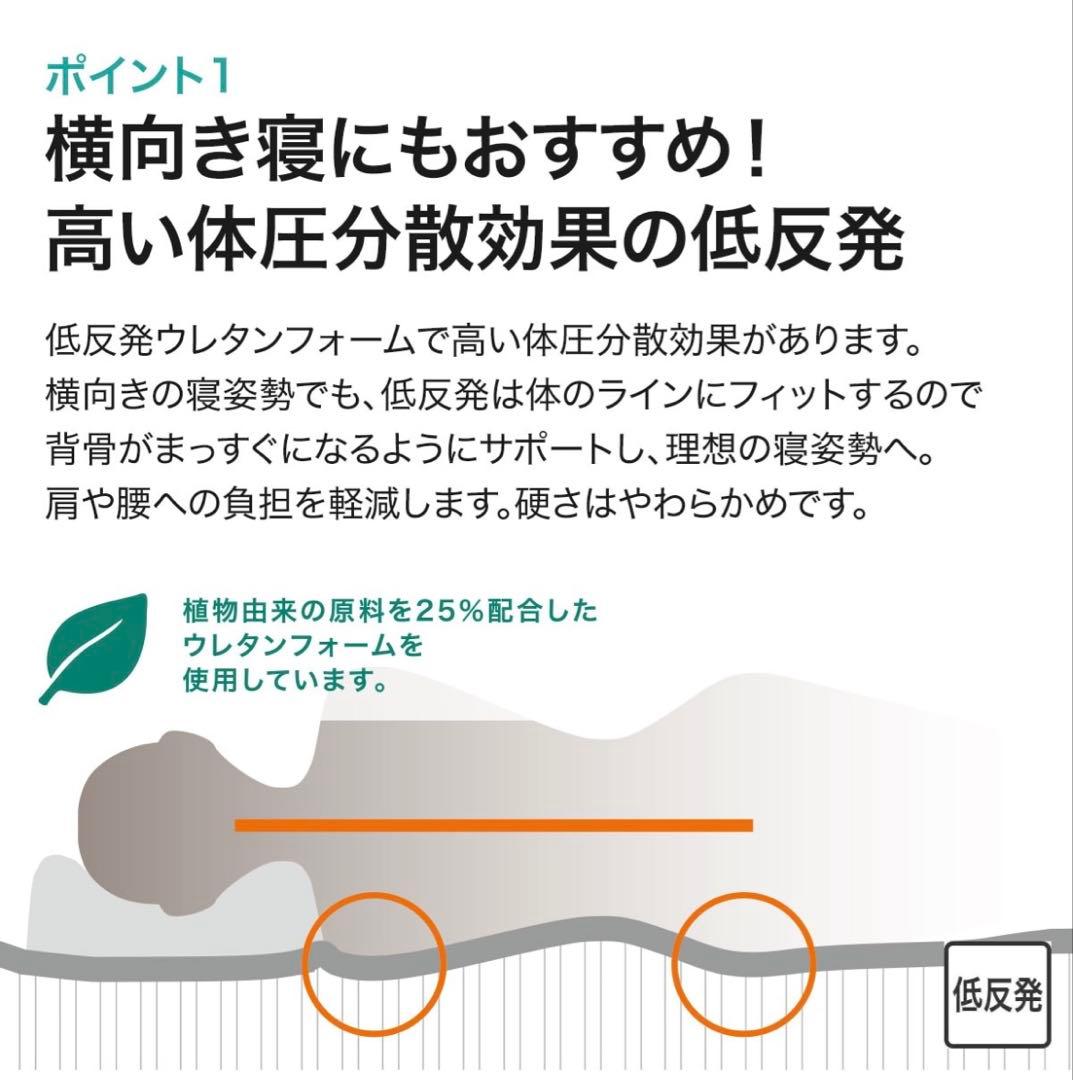 低反発4cmマットレス トッパー ダブル　　新品　未開封