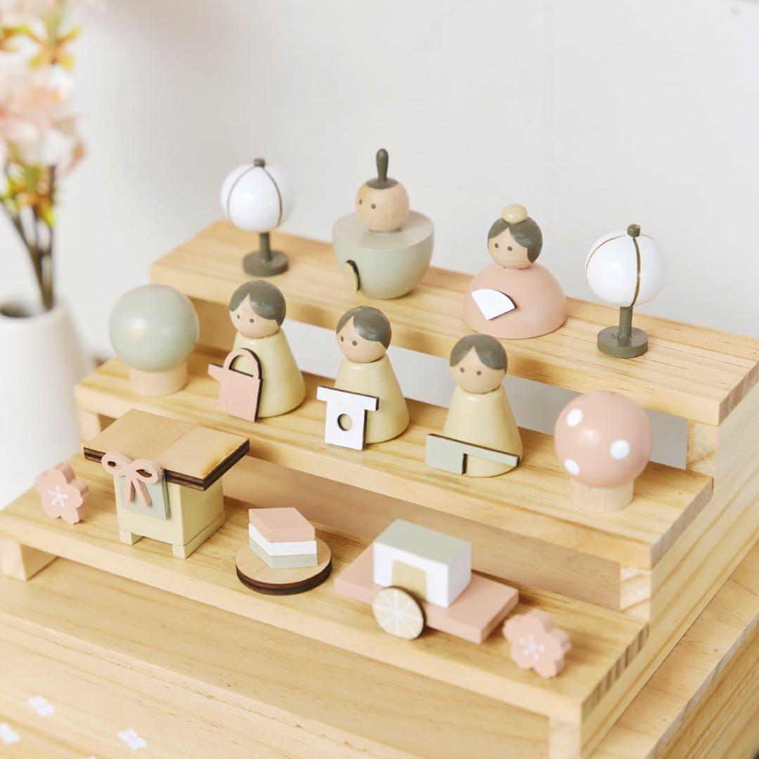 サリュ ＊ ひなまつり 完売品【収納できる雛人形セット】 - メルカリ