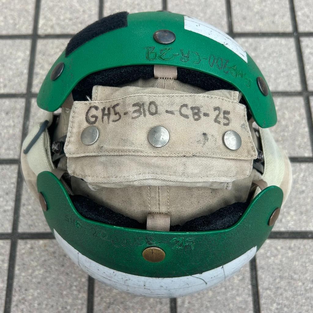米軍 デッキクルーヘルメット FLIGHT DECK グリーン ミリタリー ・7