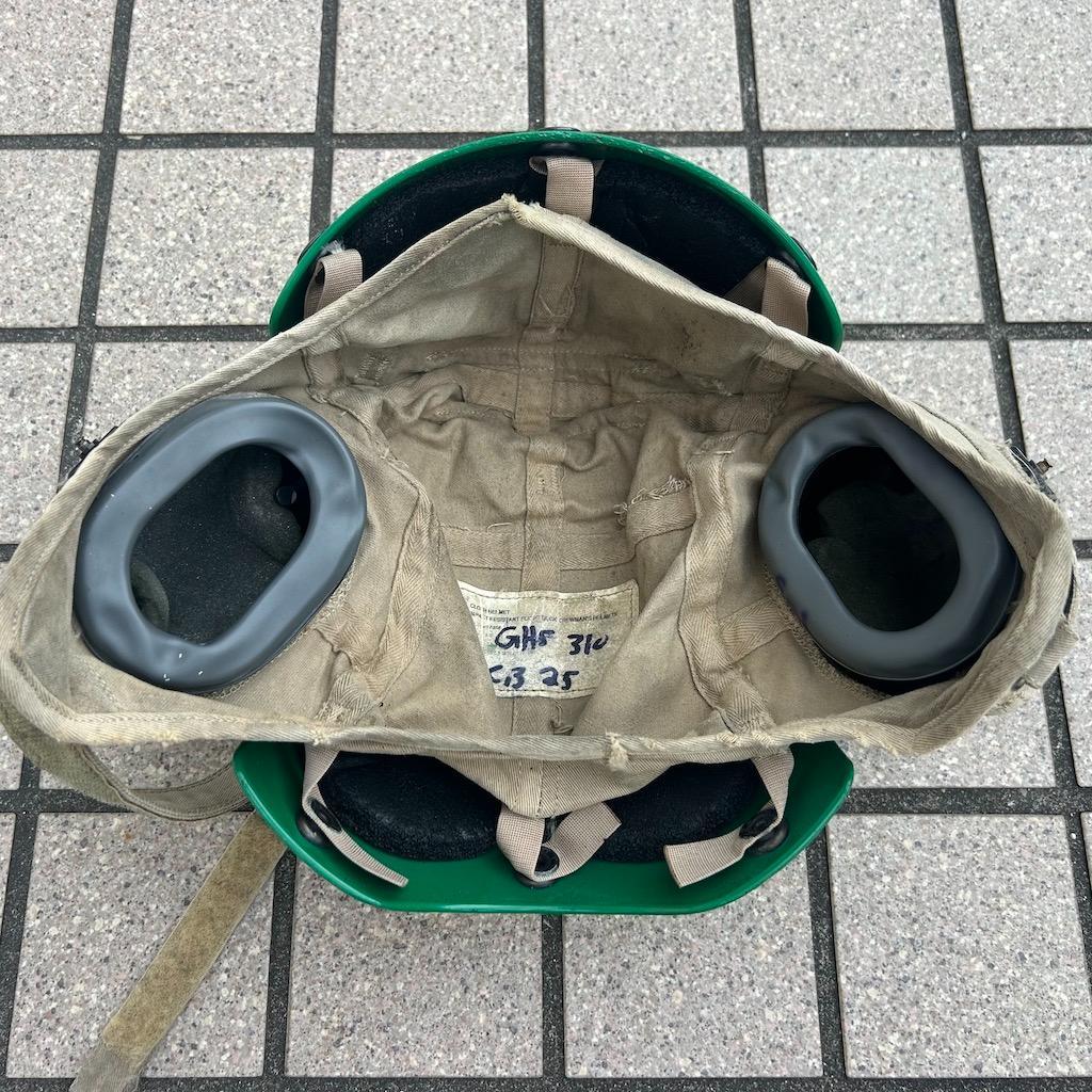 米軍 デッキクルーヘルメット FLIGHT DECK グリーン ミリタリー ・7