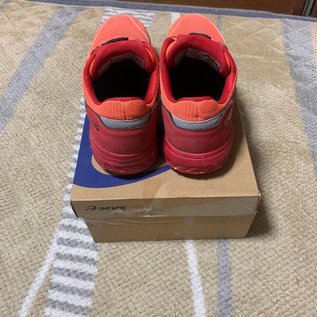 ASICS TOKYO 安全靴 オレンジ/ブラック