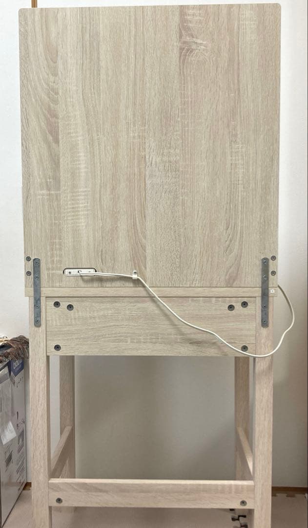 ドレッサー 鏡台 化粧台 木製 白 ナチュラル 北欧風 コンセント付き